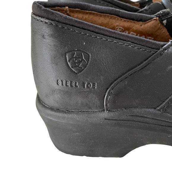 Ariat Women’s Slip Resistant Safety Clogs Shoes Steel Toe Black - Picture 7 of 13